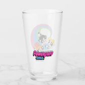 パフの女の子が空を飛ぶ タンブラーグラス (裏面)