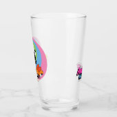 パフの女の子が空を飛ぶ タンブラーグラス (左)