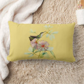 パフの木の植物の腰神経の枕の鳥 ランバークッション (ブランケット)