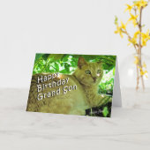 パフの隠れること カード (黄色い花)