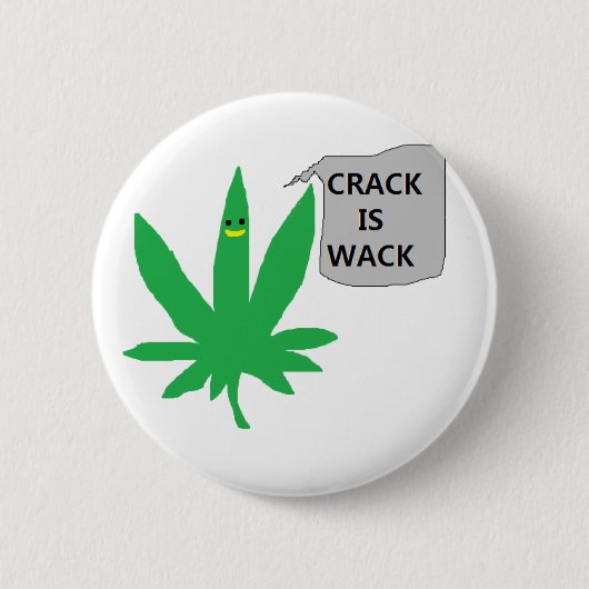 パフは"ひびWACK "であることを言います 缶バッジ (正面)