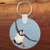 「パフよくはしゃぐィン」キーチェーン キーホルダー (正面)