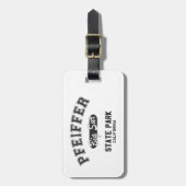 パファイファービッグサー州パーク,カリフォルニア ラゲッジタグ (正面縦)