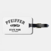 パファイファービッグサー州パーク,カリフォルニア ラゲッジタグ (裏面横)