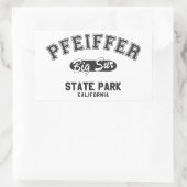 パファイファービッグサー州パーク,カリフォルニア 長方形シール (バッグ)