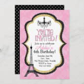 パファンシーリパーティー 招待状 (正面/裏面)