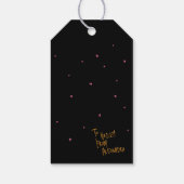 パファ予測できなハッピーバレンタインデー |地雷のパターン ギフトタグ (裏面)