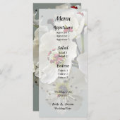 パフィオペディラムの蘭が交じり合う メニュー (正面/裏面)