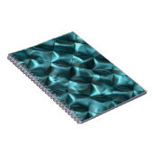 パフィブルーグリーンティール（緑がかった色） ノートブック (右側)