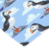 パフィンかわいい大西洋海鳥 ショートテーブルランナー (コーナー)