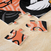 パフィンオンパレード – オレンジ – ジグソーパズル (側面)