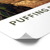 パフィングビリーレイルウェイメルボルントラベルプリント ポスター (角)