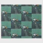 パフィンジェントンラッピング紙 ラッピングペーパー (フラット)