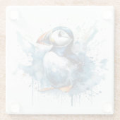 パフィンスプラッシュ ガラスコースター (裏面)