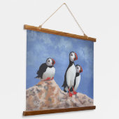 パフィントリオ 吊り下げ型タペストリー (傾斜あり)