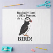 パフィンバードシーバードおもしろい誕生日 薄葉紙 (クラフト)