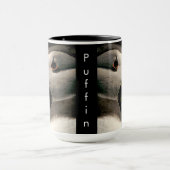 パフィンバードラバーワイルドライフ誕生日コーヒーマグ マグカップ (中央)