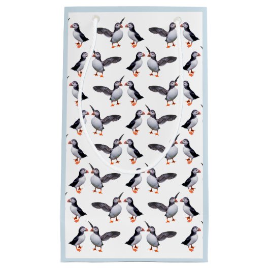 パフィンフレンジー抱き枕 スモールペーパーバッグ (正面)