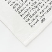 パフィンポートレート フリースブランケット (角)