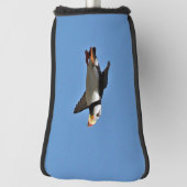 パフィン付きパターカバー ゴルフヘッドカバー (回転90)