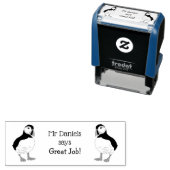 パフィン先生素晴らしジョブ!自動手書きスタンプ セルフインキングスタンプ (インサイチュ)