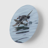 パフィン壁時計 ラウンド壁時計 (傾斜)