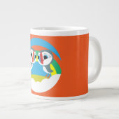 パフィン岩 ジャンボコーヒーマグカップ (正面右)