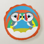 パフィン岩 ラウンドクッション (裏面)