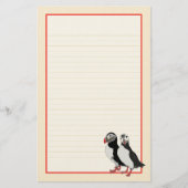 パフィン素晴らしペア文房具 便箋 (正面)