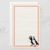 パフィン素晴らしペア文房具 便箋 (正面/裏面)