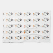 パフィン茶タオル キッチンタオル (横)