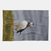 パフィン茶タオル キッチンタオル (横)