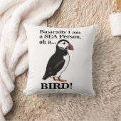 パフィン鳥おもしろい海鳥 クッション (ブランケット)