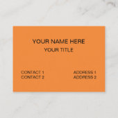 パフィン鳥海鳥おもしろい野生動物 名刺 (裏面)