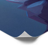 パフィン鳥獣ポートレート絵画の森の精神 ポスター (角)