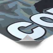 パフィン&クルーズ船 – コルドバ，アラスカ ポスター (角)