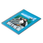 パフィン&クルーズ船 – シトカ,アラスカ ノートブック (左側)