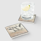 パフィン ストーンコースター (横)