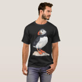 パフィン・バードアート。 Tシャツ (正面フル)