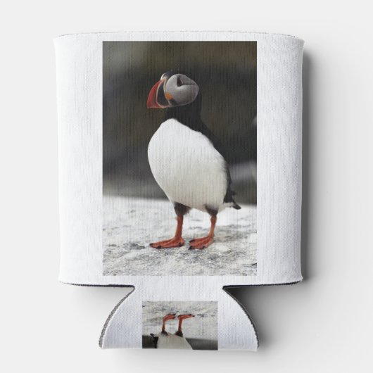 パフィン。 缶クーラー (裏面)