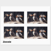 パフィン 長方形シール (シート)