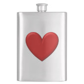 パフィーハート フラスク (正面)
