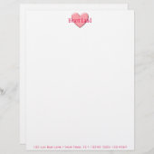 パフィーハート レターヘッド (正面/裏面)