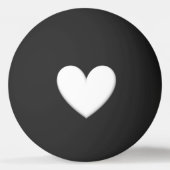 パフィーハート 卓球ボール (裏面)