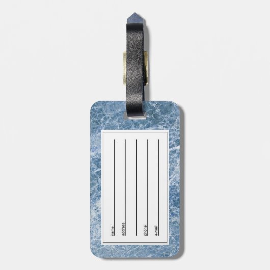 パフイン ラゲッジタグ (裏面縦)