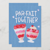 パフェ・トゥギャザー・キュート・バレンタイン・アニバーサリー・ラブ シーズンカード (正面/裏面)