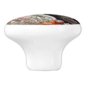パフエレガントィンウィリアムモリスインスパイアフローラ セラミックノブ (側面)