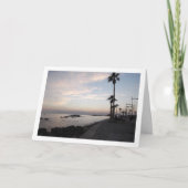 パフォスを夜に、キプロスの風景 カード (正面)