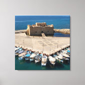 パフォスキャッスルアンドハーバー キャンバスプリント (正面)