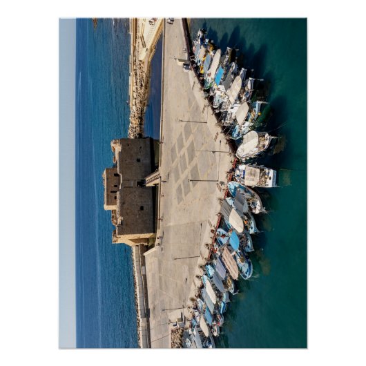 パフォスキャッスル&ハーバー – オリジナル画像 ポスター (正面)